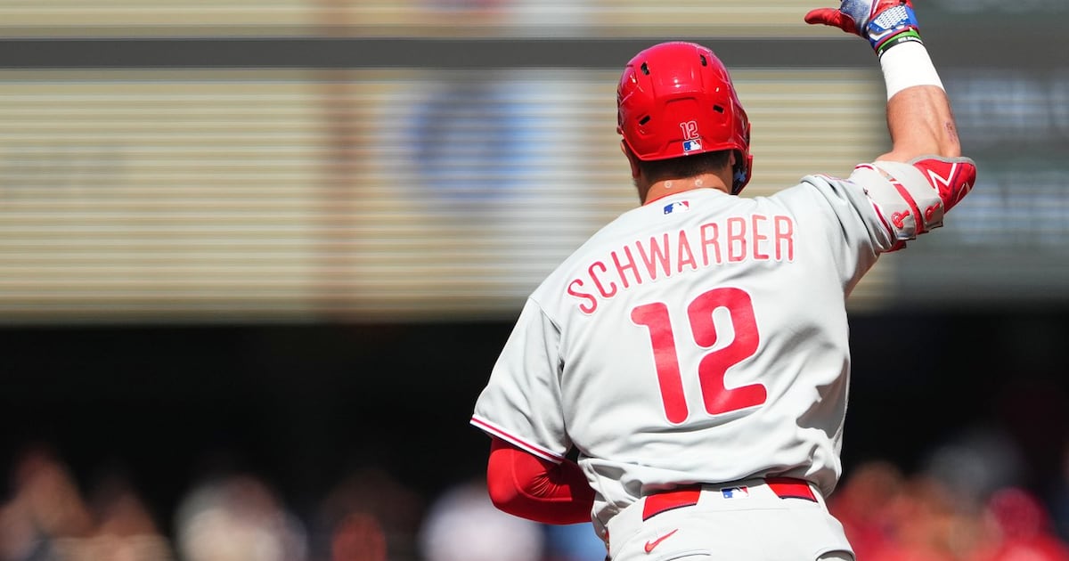 Kyle Schwarber hits MLB-leading 40th homer, Jesus Luzardo fans 7 as Philadelphia Phillies beat Seattle Mariners 6-0
