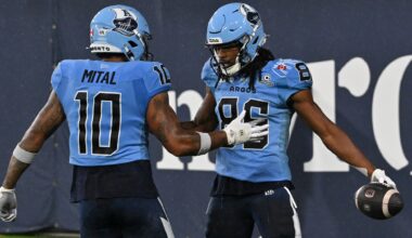 Argonauts weather the storm, take down Tiger-Cats at home