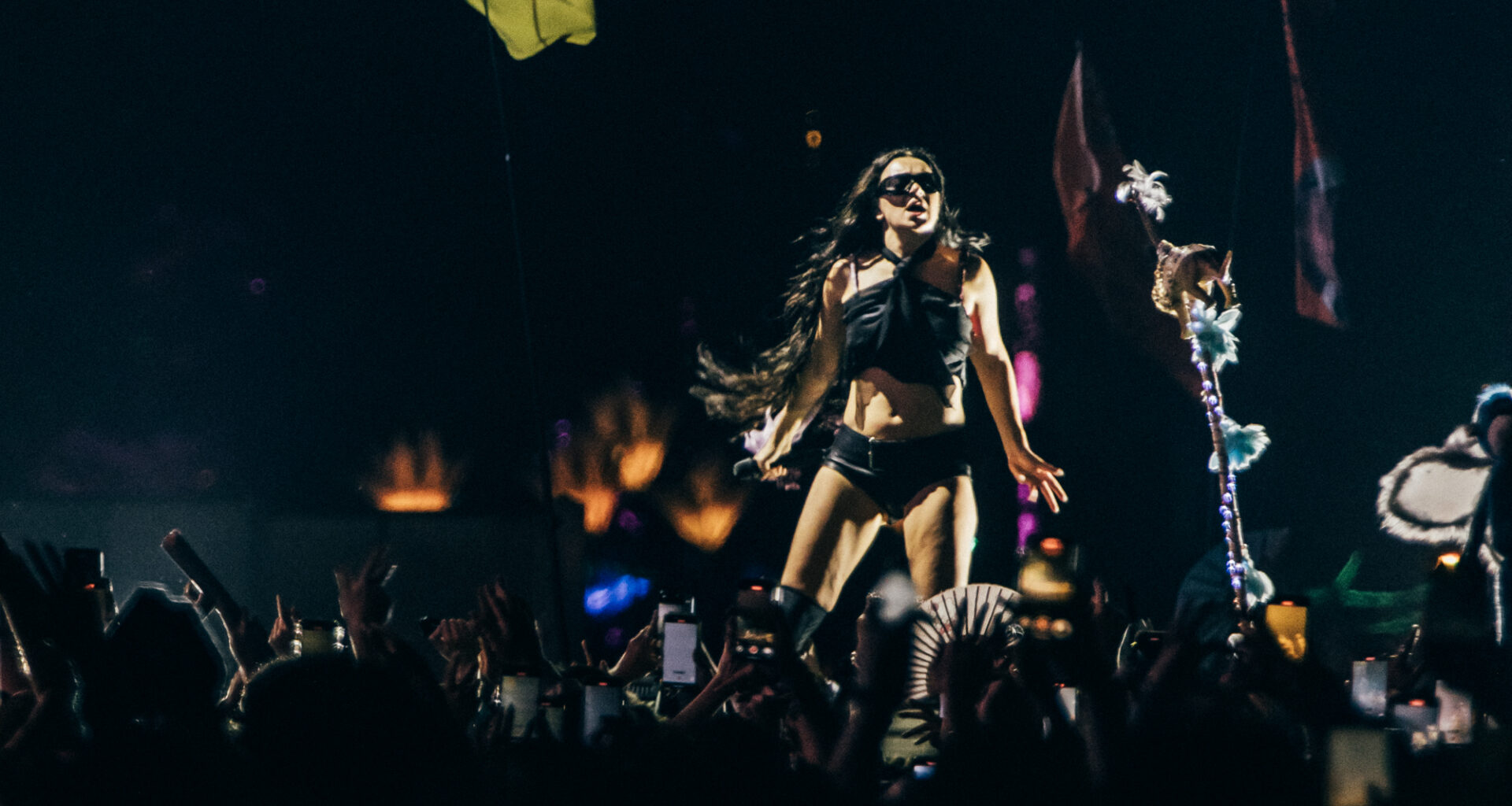 Watch Charli XCX make it rain panties as she delivers first full ‘Music, Fashion, Film’ headline show at Lollapalooza 2026