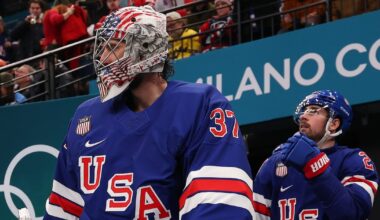 Connor Hellebuyck open to a variety of teams as he becomes the latest Team USA gold-medallist to request trade