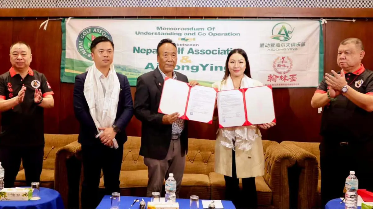 Nepal Golf Association Signs International Partnership with China’s ADAY GOLF