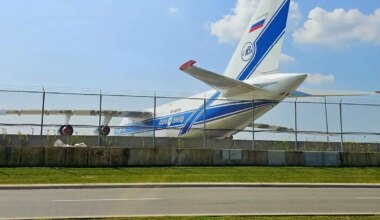 Russian plane still at Pearson in Mississauga.