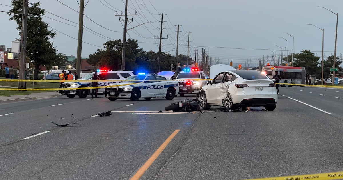 Brampton Collision: Motorcyclist injured
