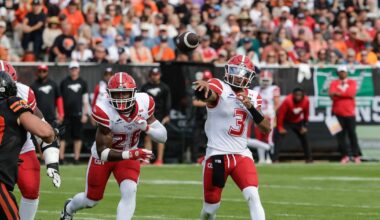 Vernon Adams Jr., Calgary Stampeders face BC Lions in crucial West Division tilt on TSN