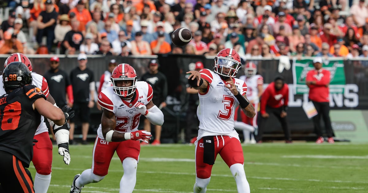 Vernon Adams Jr., Calgary Stampeders face BC Lions in crucial West Division tilt on TSN