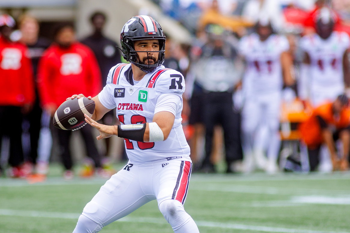 Ryan Dinwiddie non-committal on Ottawa Redblacks' QB situation after Jake Maier benching