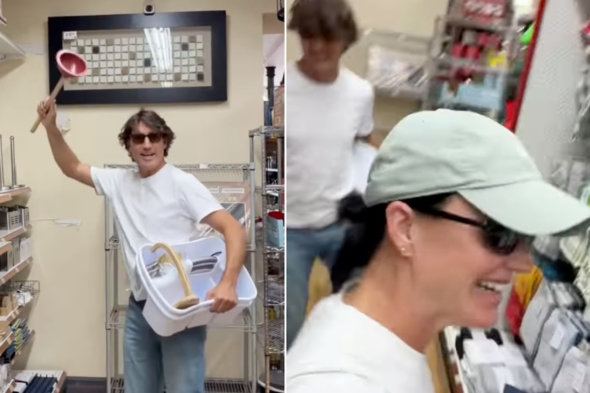 Justin Trudeau and Katy Perry dance in hardware store to Xav’s new song