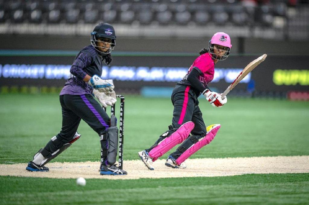 Surrey pro cricketers at BC Place for Canada Super 60 event starting Sept. 29