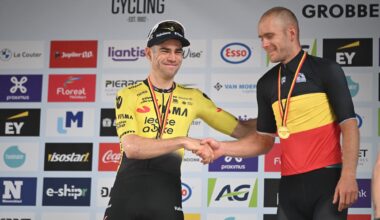 Cramps and goosebumps as Wout van Aert beaten by training partner Daan Soete at Belgian Gravel Championships