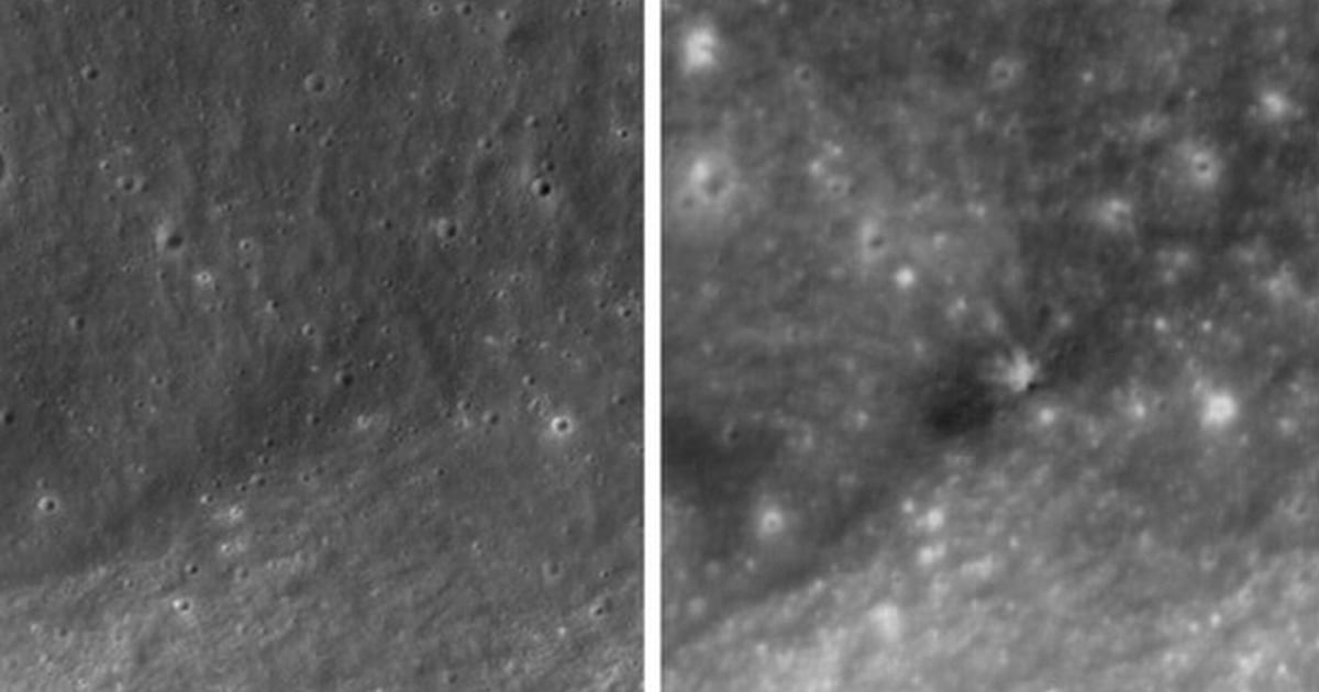 South Korean satellite captures before and after views of SpaceX rocket's moon crash - CTV News