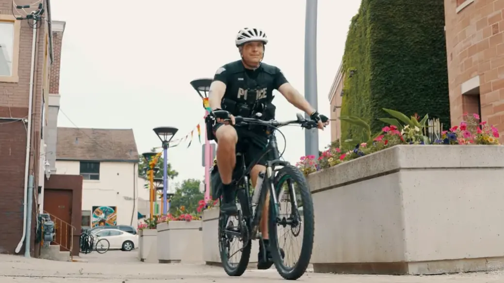 police bike patrol brampton