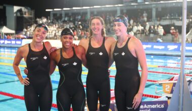Canadian Swimmers Rocket to Four-Medal Night at Pan Pacific Championships