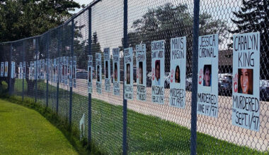 More Than 200 Posters Honour Missing and Murdered Indigenous People at Edmonton Awareness Event