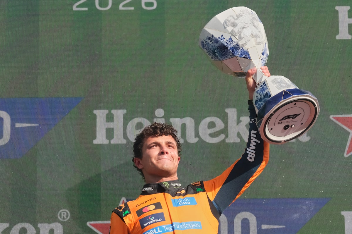 Lando Norris wins F1’s Dutch Grand Prix after a daring pass on Kimi Antonelli