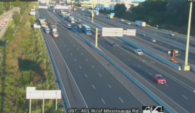 Eastbound collector lanes of Highway 401 reopen in Mississauga