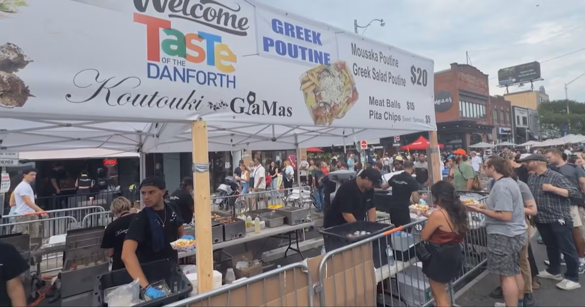 Taste of the Danforth was a record-breaking success after 2-year hiatus, organizers say - CTV News