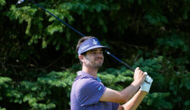 Beau Hossler leads Wyndham Championship as Keegan Bradley barely keeps alive postseason hopes