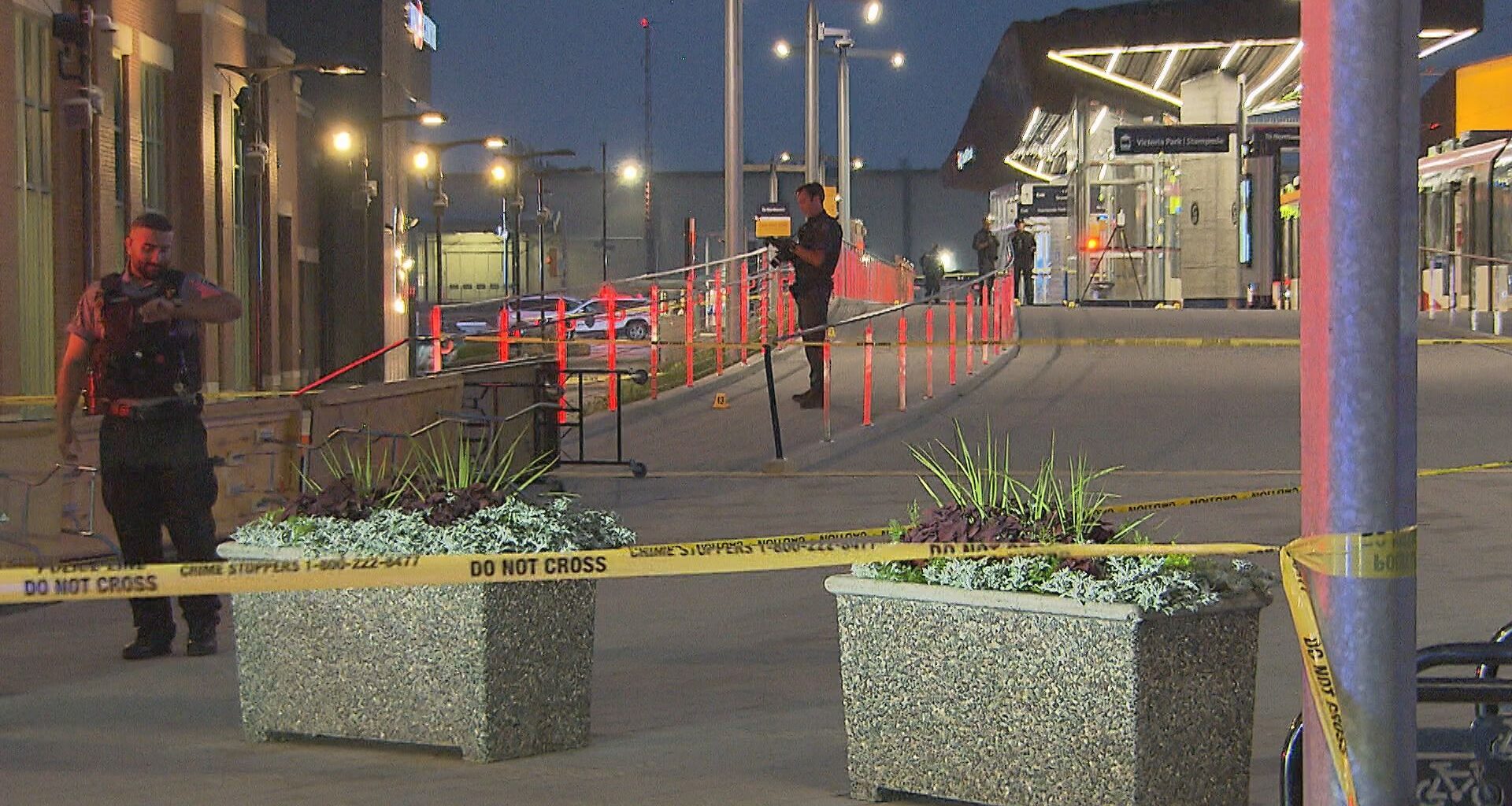 Two hurt in daylight shooting at Victoria Park Stampede station