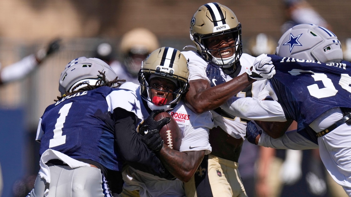 Cowboys, Saints Fined by NFL After Viral Videos from Fight-Filled Joint Practice