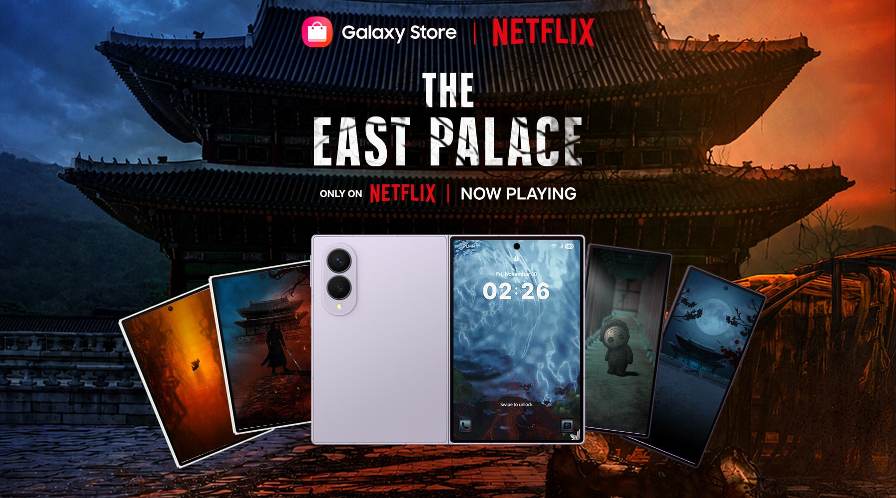 Samsung Partners With Netflix To Promote Galaxy Z Fold 8 Ultra, Z Fold 8, Z Flip 8 By Offering The East Palace-Inspired Wallpapers, Themes For Free