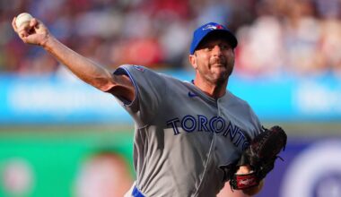 Blue Jays' Max Scherzer enters top 10 of all-time MLB strikeout leaders