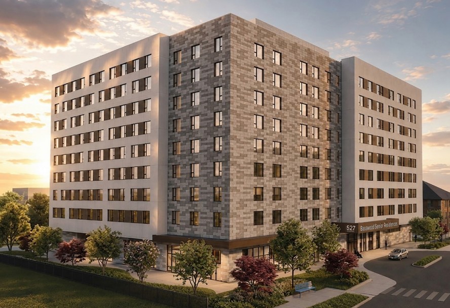 Brampton's First Mass-Timber Residential Building Tops Out