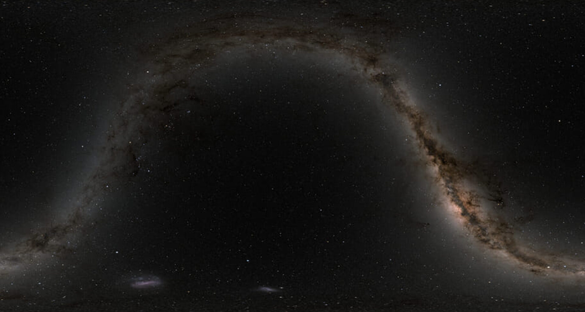 A star map published by NASA in 2020.