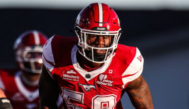 Calgary Stampeders release opening-day starter Shaun Peterson Jr.