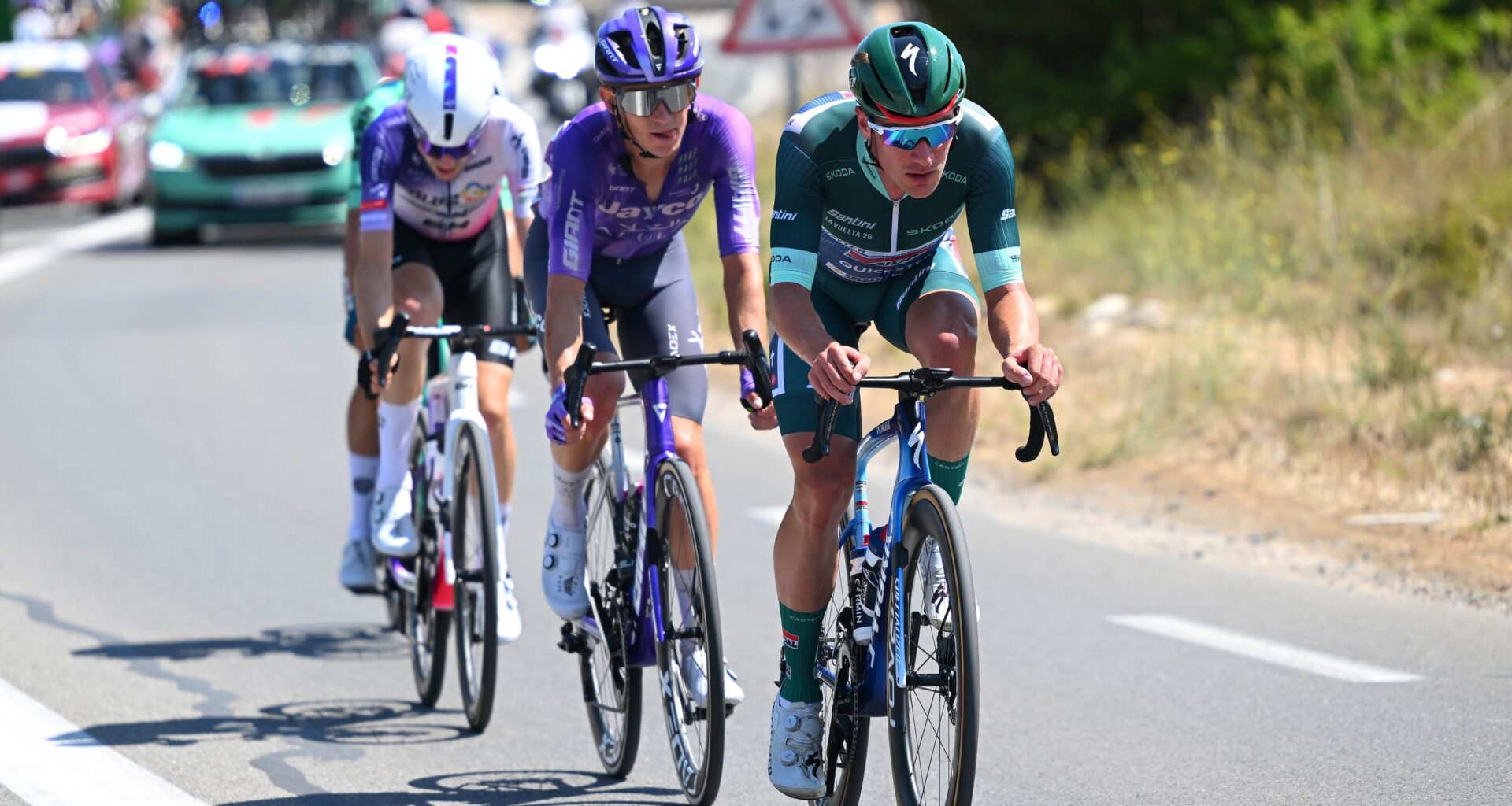 Vuelta a España stage 2 LIVE: Visma-Lease a Bike lead chase of Hayter in the break as fight for red hots up
