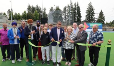 Canada's only three-pitch water-based field hockey complex opens at Tamanawis Park