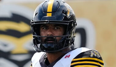 Hamilton Tiger-Cats bench Tre Ford, insert Harrison Frost in loss to Stampeders