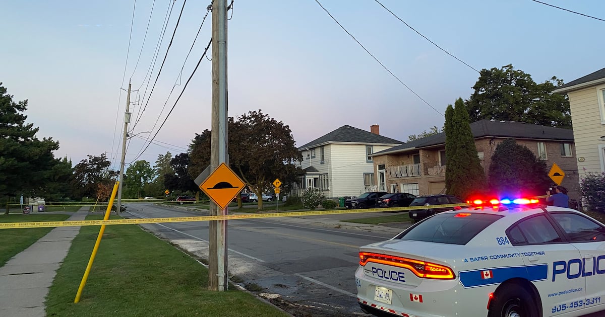 Brampton outage: Crash knocks down hydro poles