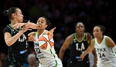 Sparks end Minnesota's 10-game winning streak, beating the WNBA-leading Lynx 89-82