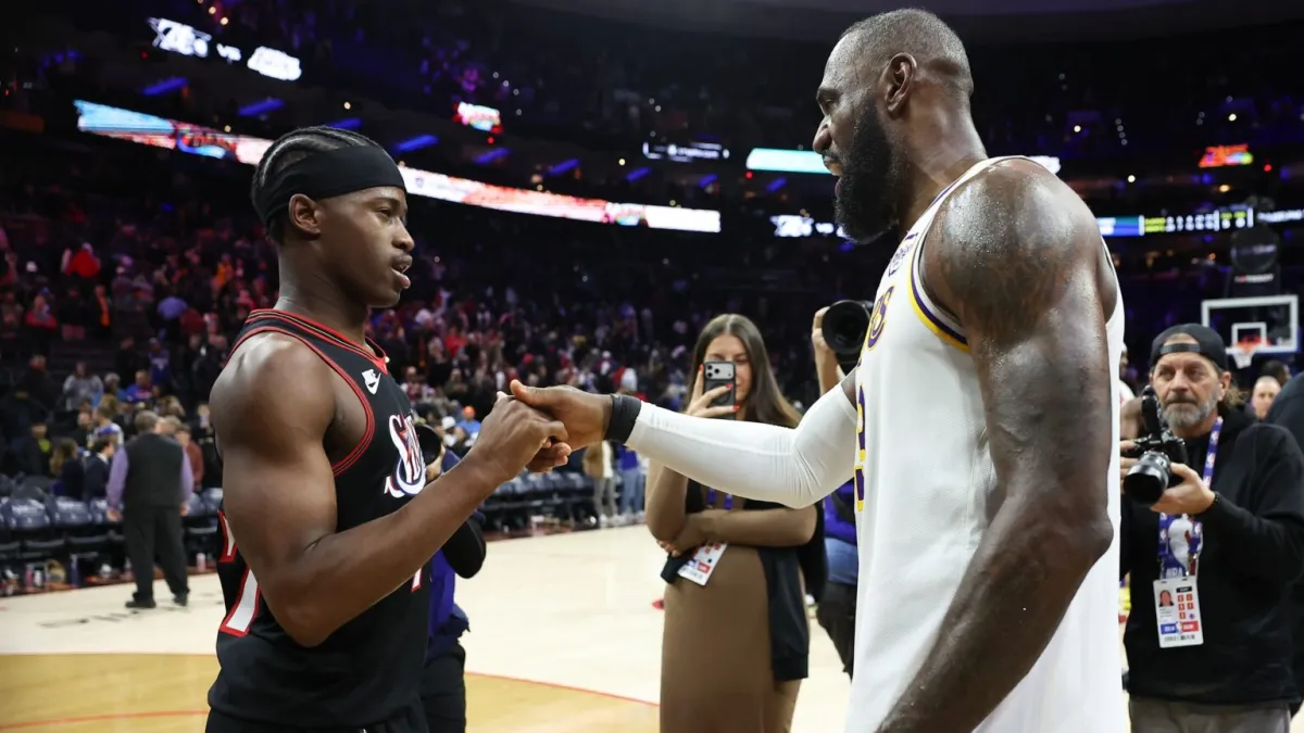 VJ Edgecombe is ready to learn from LeBron James and Jaylen Brown in the 2026-27 season image