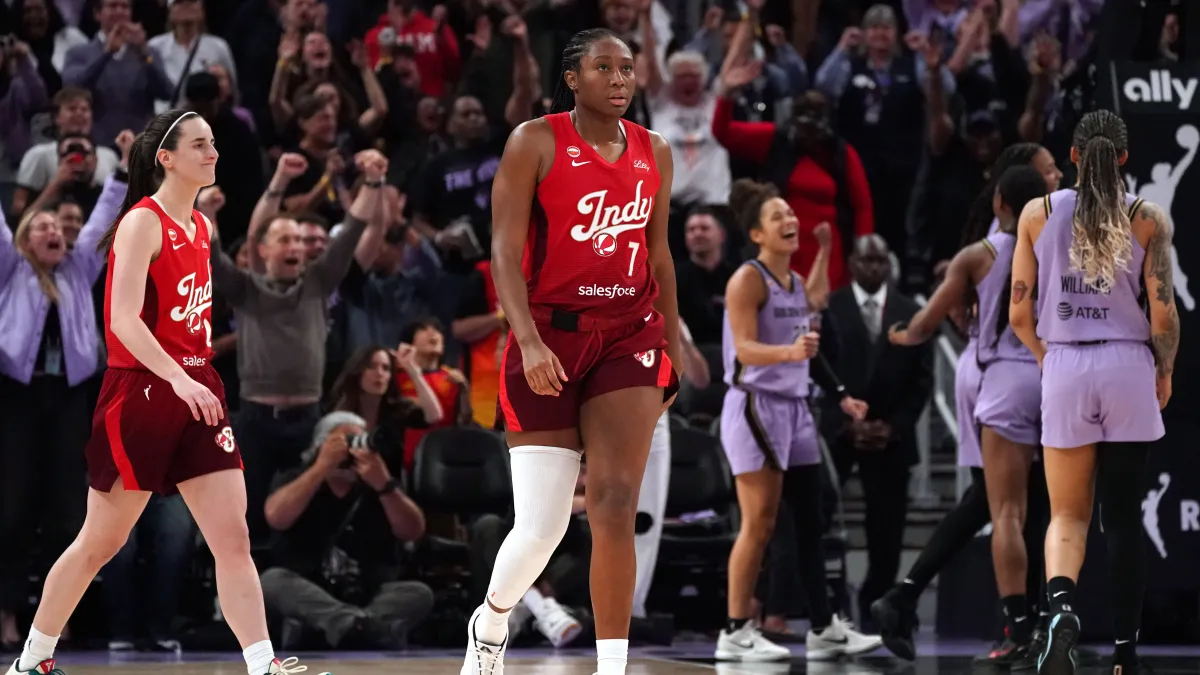 Aliyah Boston faces WNBA fine after heated exchange with Serah Williams image
