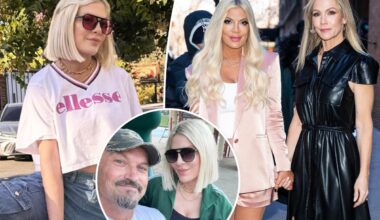 Tori Spelling addresses exit from 'Beverly Hills, 90210' rewatch podcast with Jennie Garth