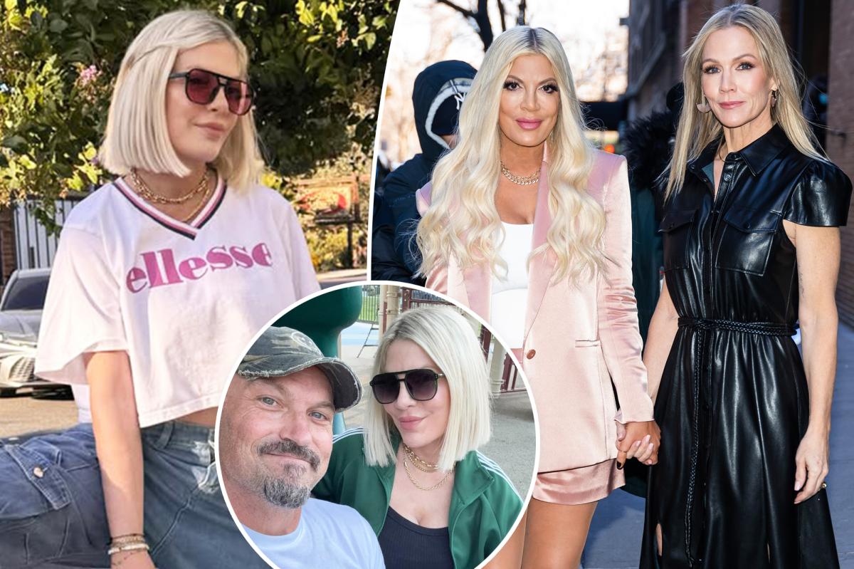 Tori Spelling addresses exit from 'Beverly Hills, 90210' rewatch podcast with Jennie Garth