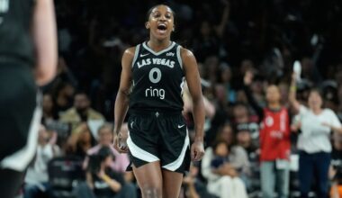 Jackie Young has third career triple-double in Aces rout of Dream