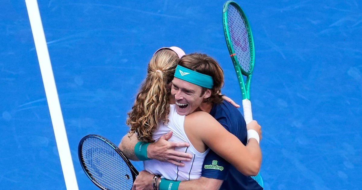 Andreeva wins with Rublev in US Open mixed doubles, then reveals she had a crush on her partner