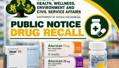 Ministry of Health Recalls Three Medications Over Quality and Contamination Concerns - Antigua News