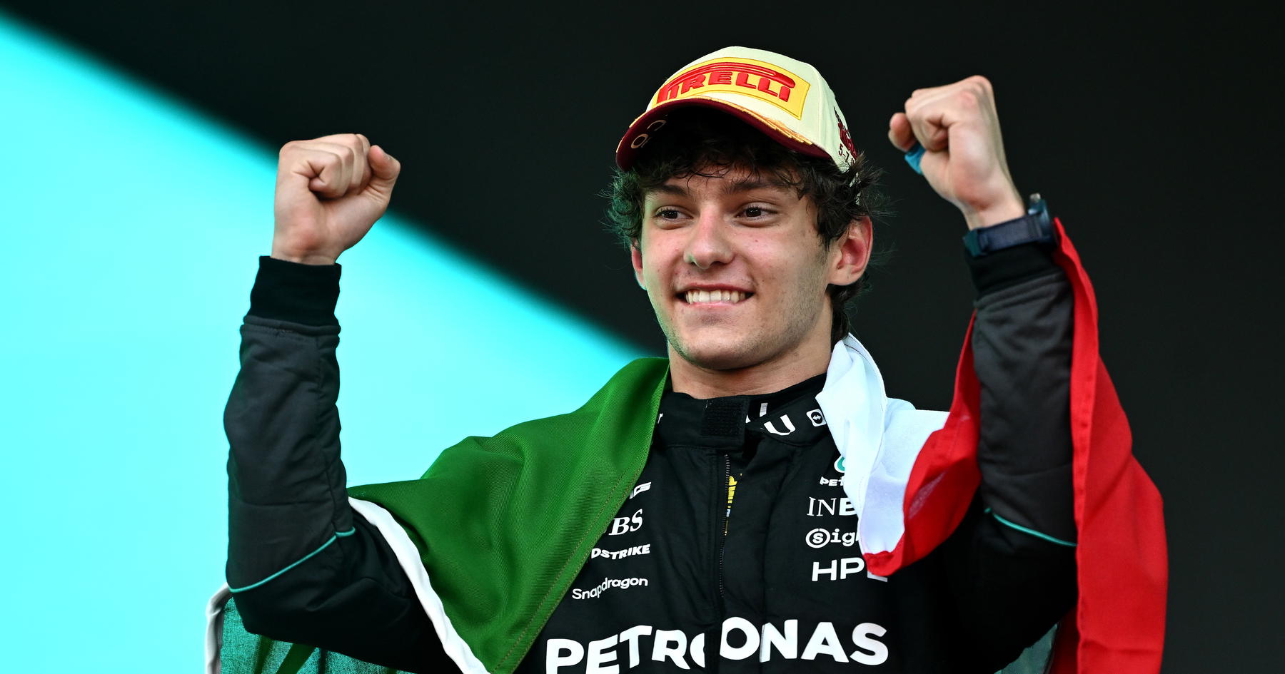Kimi Antonelli halfway to shattering F1 record - and ending 73-year drought