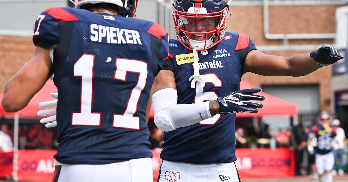 Alexander, Philpot lift Alouettes to dominant 48-30 win over Elks in CFL