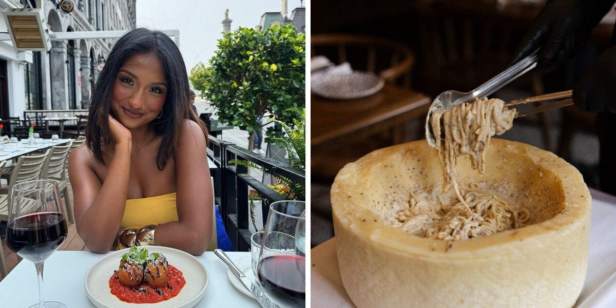 This Montreal restaurant feels straight out of Italy and serves pasta in a giant cheese wheel