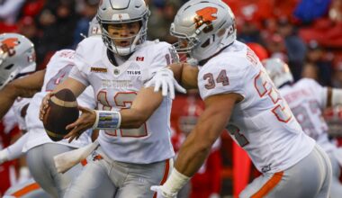 B.C. Lions top Calgary Stampeders 30-26 for third straight win
