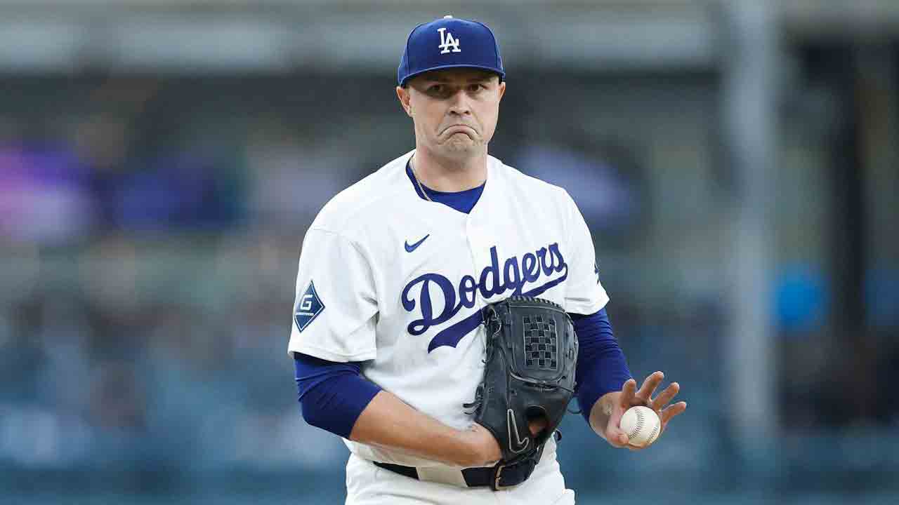 Skubal gives up 3 runs in 5 innings in Dodgers home debut