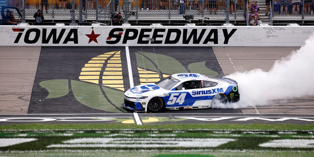 Ty Gibbs Keeps His Cool to Win NASCAR Iowa Corn 350