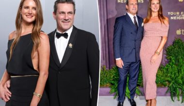 Jon Hamm is expecting first baby with pregnant wife Anna Osceola