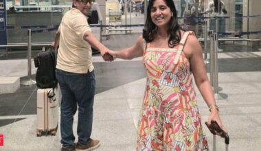 YesMadam co-founder Aditya Arya shares photo from 90 second meetup with wife at airport, netizens divided on startup marriage lifestyle