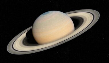 The planet Saturn