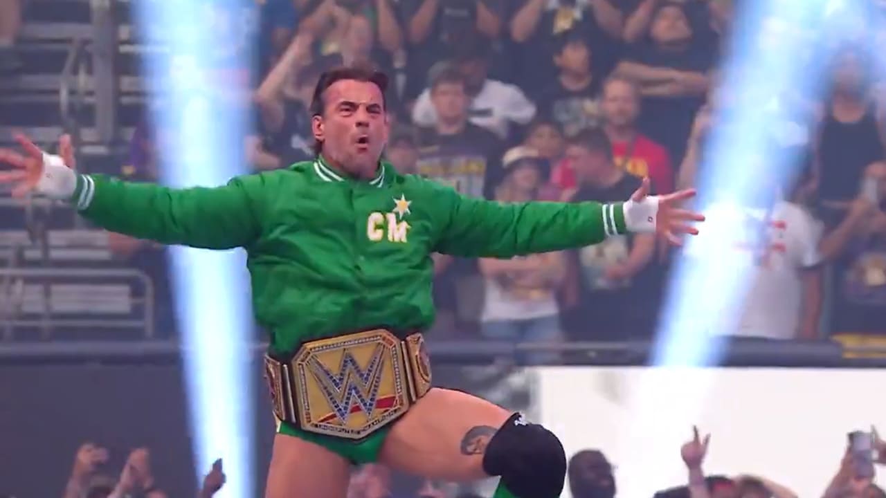 WWE superstar CM Punk pays tribute to North Stars at Summer Slam